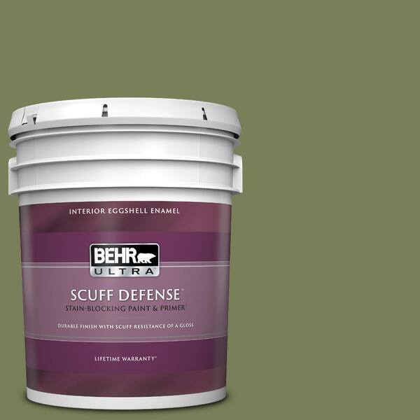 BEHR ULTRA 5 gal. #410F-6 Grape Vine Extra Durable Eggshell Enamel Interior Paint & Primer