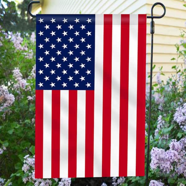 ANLEY Doppelseitige Premium-Gartenflagge – Dünne Gelbe Linie USA, 18 X 12,5 Zoll, Wetterbeständig & Doppelt Genäht