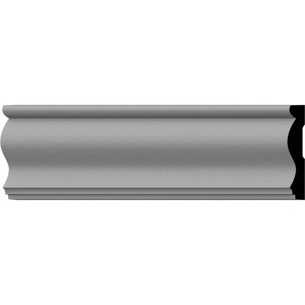 Stockport White Polyurethane Decorative Chair Rail Moulding