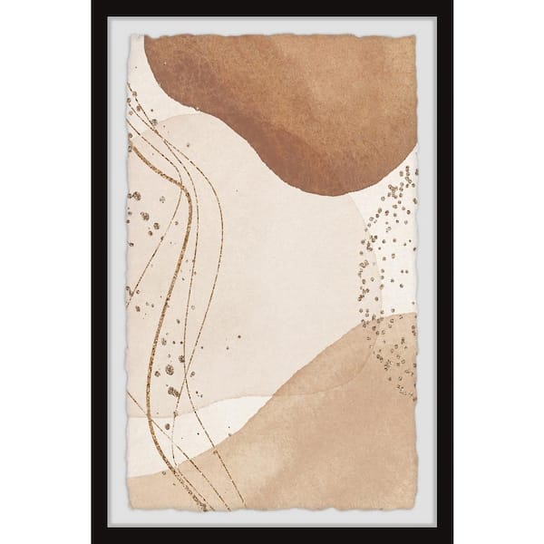 Unbranded "Wandering Imagination" by Marmont Hill Framed Abstract Art Print 30 in. x 20 in.