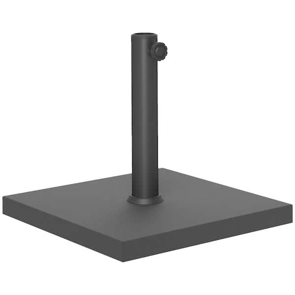 32 lbs HDPE Concrete Heavy Duty Patio Umbrella Base in Black