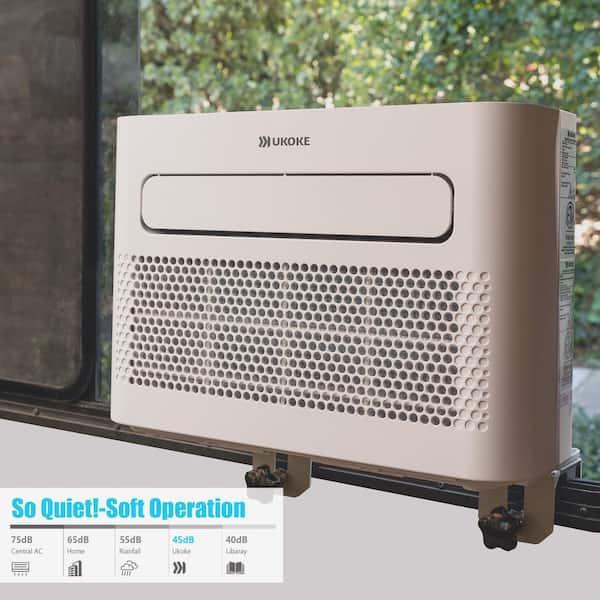 ukoke 5,000 BTU 115V Window Air Conditioner Cools 200 Sq. Ft. with 