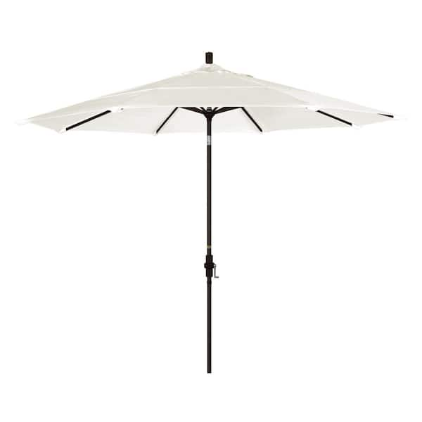 California Umbrella 11 ft. Aluminum Collar Tilt Double Vented Patio ...