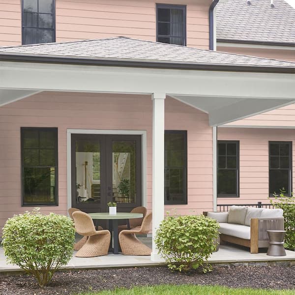 BEHR 1 gal. #S180-2 Sunwashed Brick Solid Color House and Fence