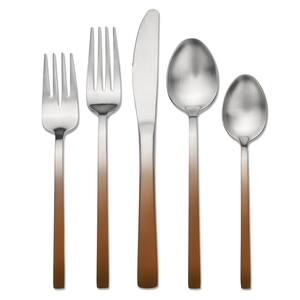 Moorland Accents 20-Piece Copper 18/0 Stainless Steel Flatware Set (Service for 4)