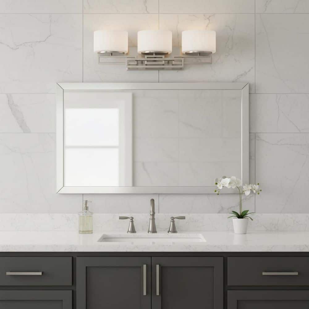 HINKLEY Lanza 25 in. 3 Light Antique Nickel Vanity Light 5103AN