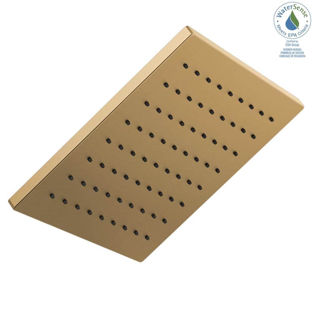Champagne Bronze Square Ceiling Mounted Rain Shower Head