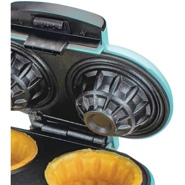 Double Waffle Bowl Maker, Standard, Blue, waffle maker mini - AliExpress