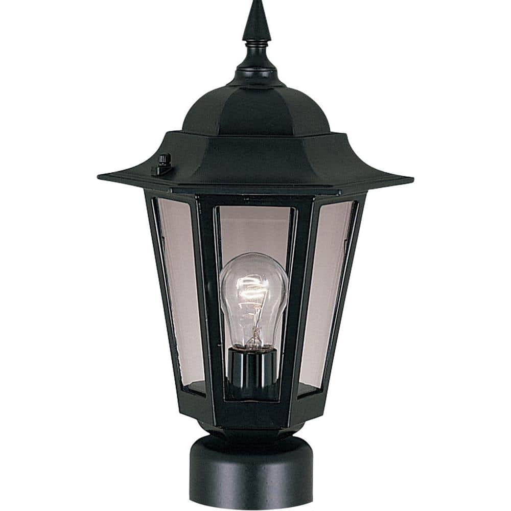 Builder Cast 1-Light Black Outdoor Pole/Post Mount price history on PriceWatchPro