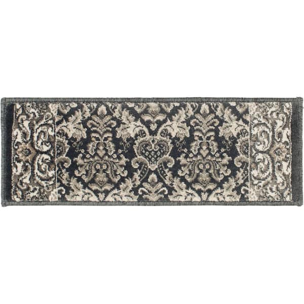Kurdamir Elegante Nightfall 9 in. x 26 in. Stair Tread Cover
