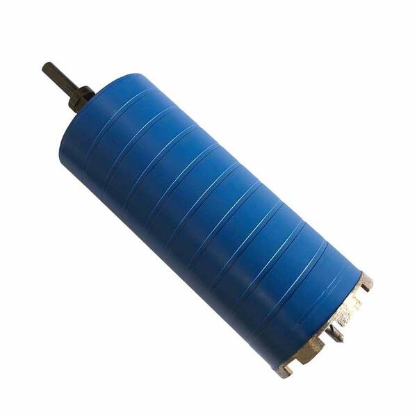 4 in. Dry Diamond Core Bit for Brick and Concrete Block with Pilot Bit and 1/2 in. Chuck Arbor