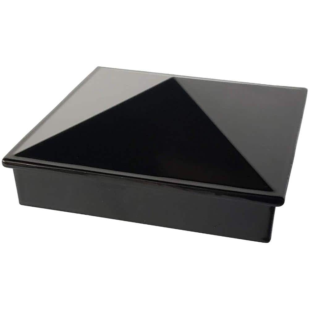 "3"" x 3"" Aluminum Pyramid Post Cap for Metal Posts - Pressure Fit - Black - 1 Pack - DHPPC30F" price history on PriceWatchPro