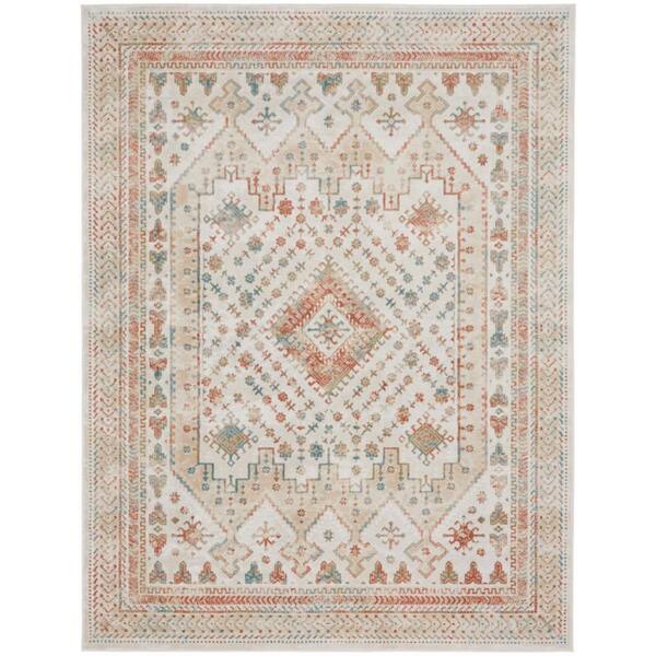 Nourison Thalia Beige Multicolor 9 ft. x 12 ft. All-Over Design Transitional Area Rug