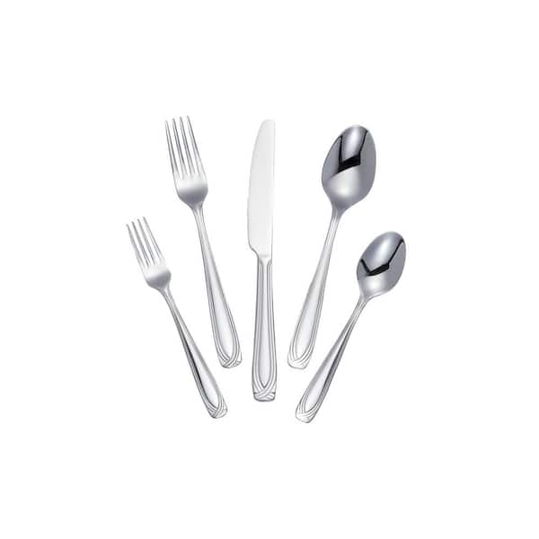 Home Decorators Collection Lora 20-Piece Stainless Steel Flatware Set (Service for 4)