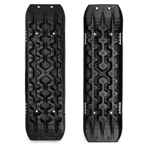Black Quick Recovery Emergency 4 Wheel Drive Tire Traction Board Mats
