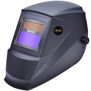 Solar Power Auto Darkening Welding Helmet with Viewing Size 3.86 in. x 1.73 in. Great for MMA, MIG, TIG