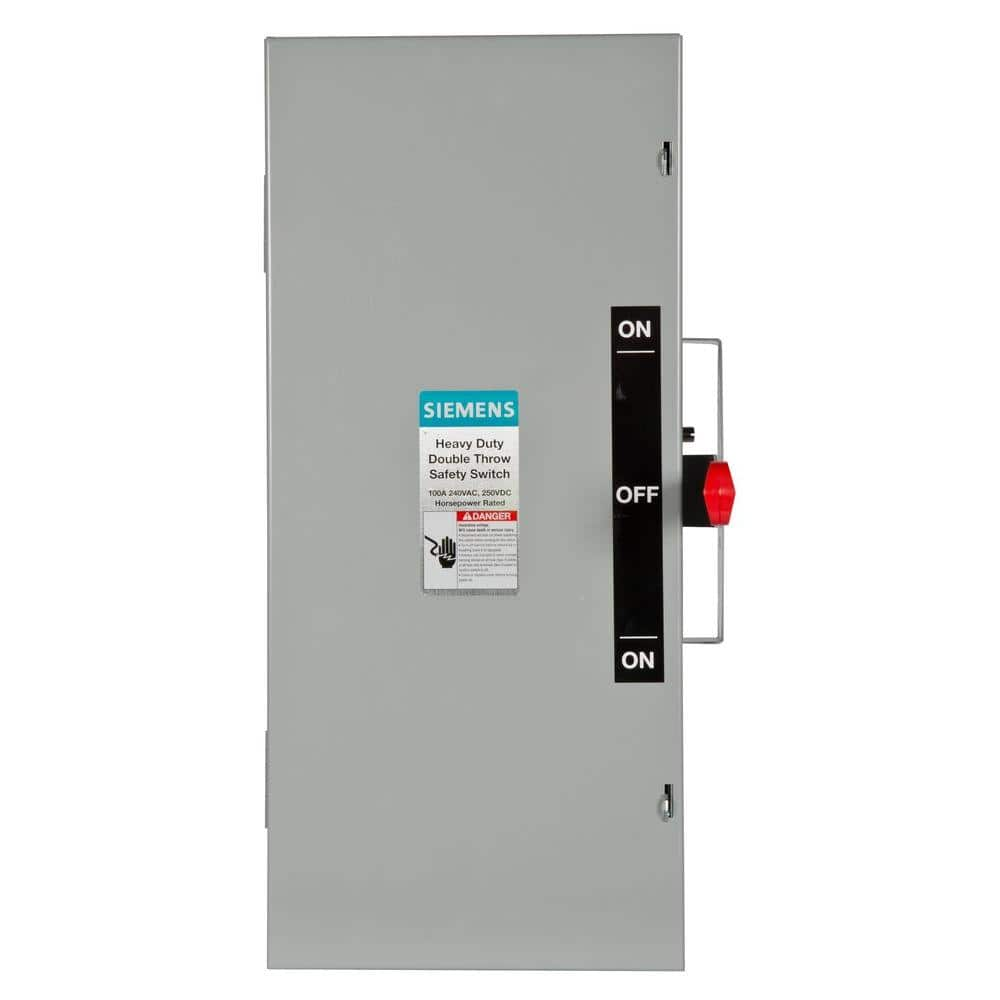 UPC 783643454088 product image for Double Throw 100 Amp 240-Volt 2-Pole Indoor Non-Fusible Safety Switch | upcitemdb.com