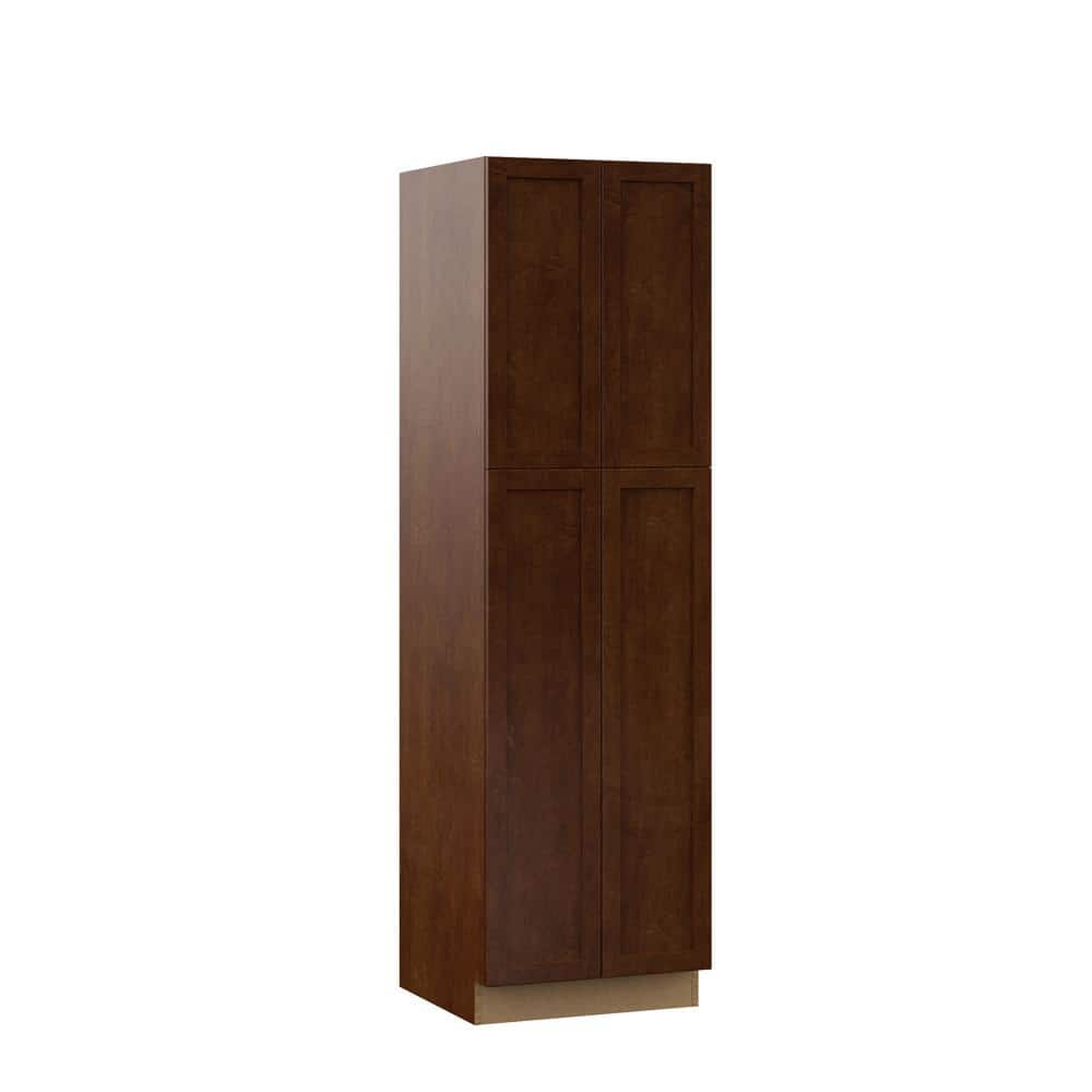 Designer Series Soleste Assembled 24x84x23.75 in. Pantry Kitchen Cabinet in Spice price history on PriceWatchPro