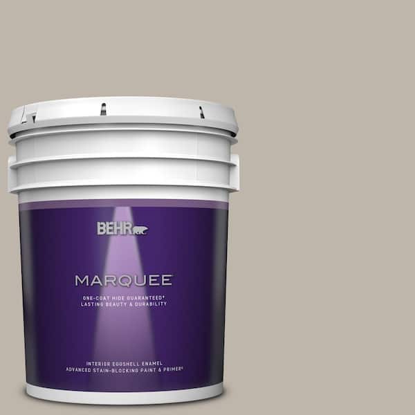 BEHR MARQUEE 5 gal. Home Decorators Collection #HDC-CT-21 Grey Mist One-Coat Hide Eggshell Enamel Interior Paint & Primer