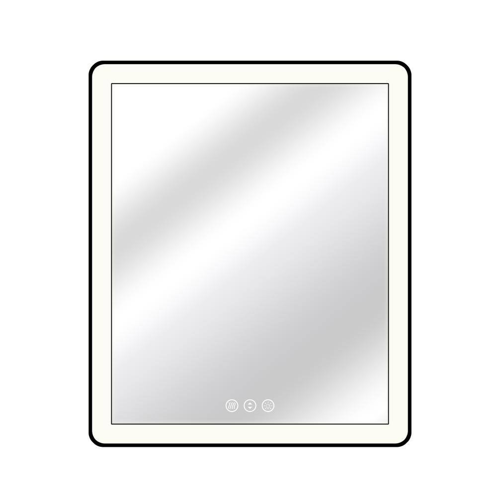 M22-Serie 30 in. W x 36 in. H Rectangular Framed with Tri Color Wall Mount 