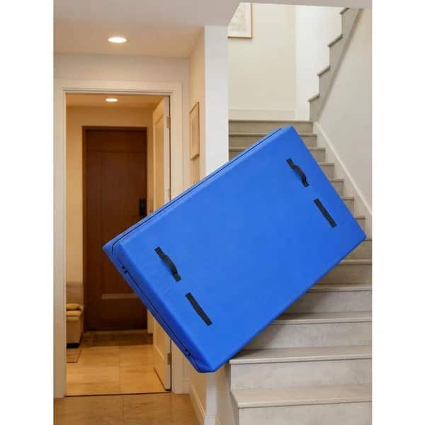 Anqtovp Blue Finish Mattress Bag Luggage Type Heavy Duty 170GSM