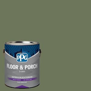 1 gal. PPG1124-6 Dark Sage Satin Interior/Exterior Floor and Porch Paint