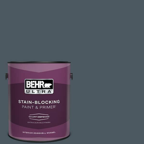 BEHR ULTRA 1 gal. #S470-7 Undersea Extra Durable Eggshell Enamel Interior Paint & Primer