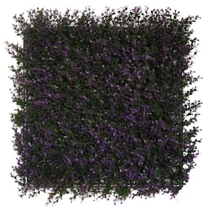 20 in. x 20 in. Artificial Lavender Wall Panels (Set of 4)
