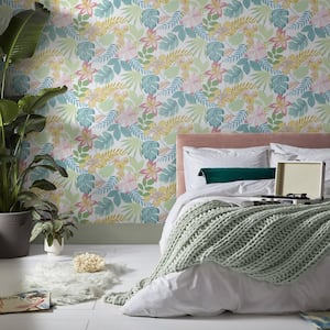 So Exotic Day Matte Non Woven Removable Paste the Wall Wallpaper