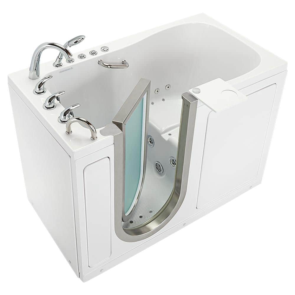 Ella Deluxe 55 in. Acrylic Walk-In Whirlpool and Air Bath