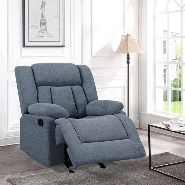 fabric recliner arm chair