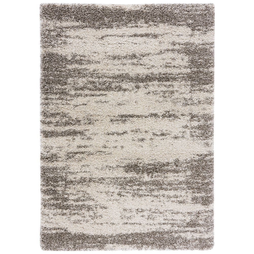 Hudson Shag 2 ft. x 3 ft. Ivory/Gray Distressed Area Rug price history on PriceWatchPro