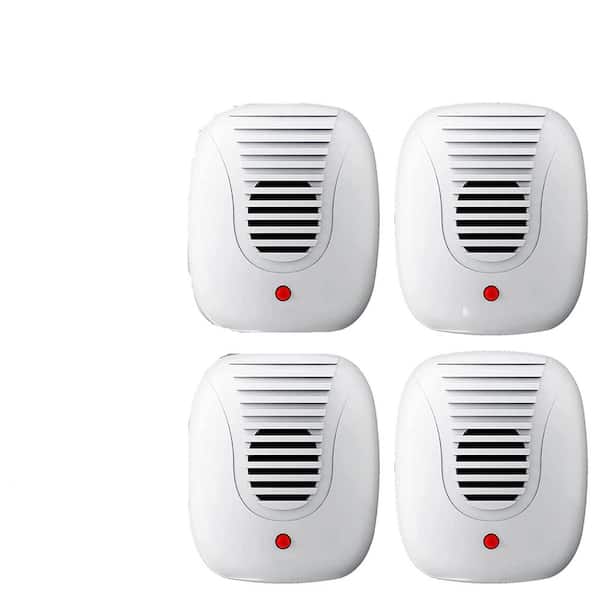 Elecronic Indoor Mice Repellent Home Kit DIY Pest Control at Home, Plug in Repellent for Family and Pet Safe, 4 packs
