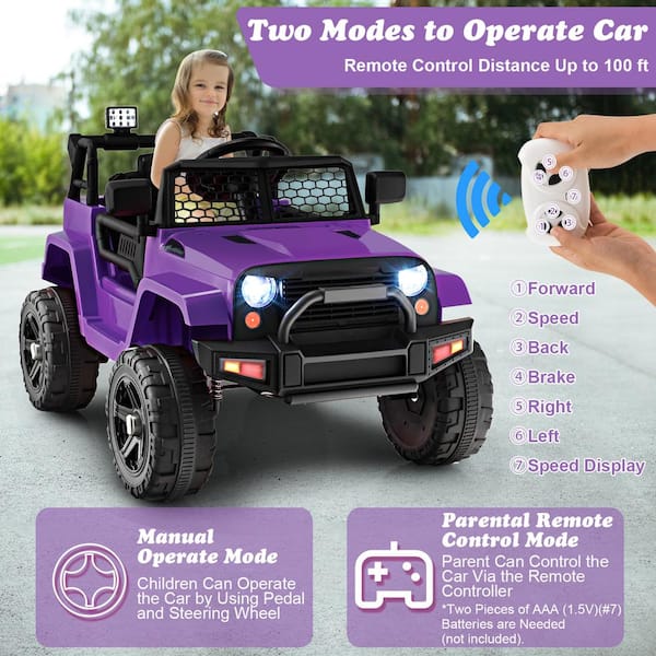 Remote Control All-Terrain Utility Jeep with Authentic Sounds