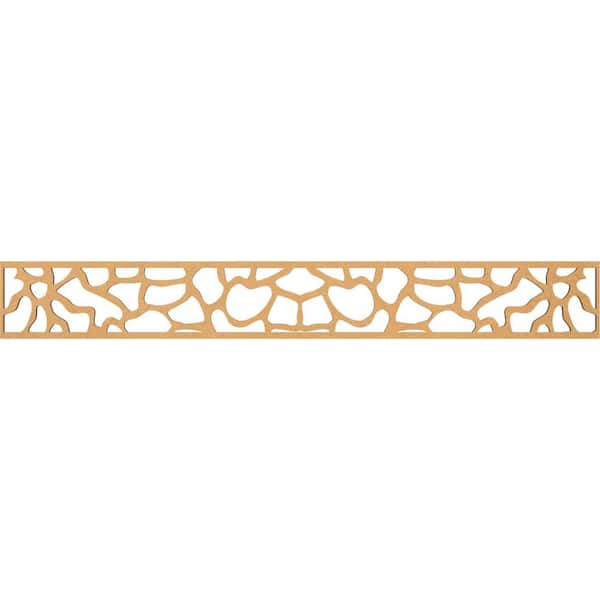 Ekena Millwork Rochester Fretwork 0.375 in. D x 46.5 in. W x 6 in. L MDF Wood Panel Moulding