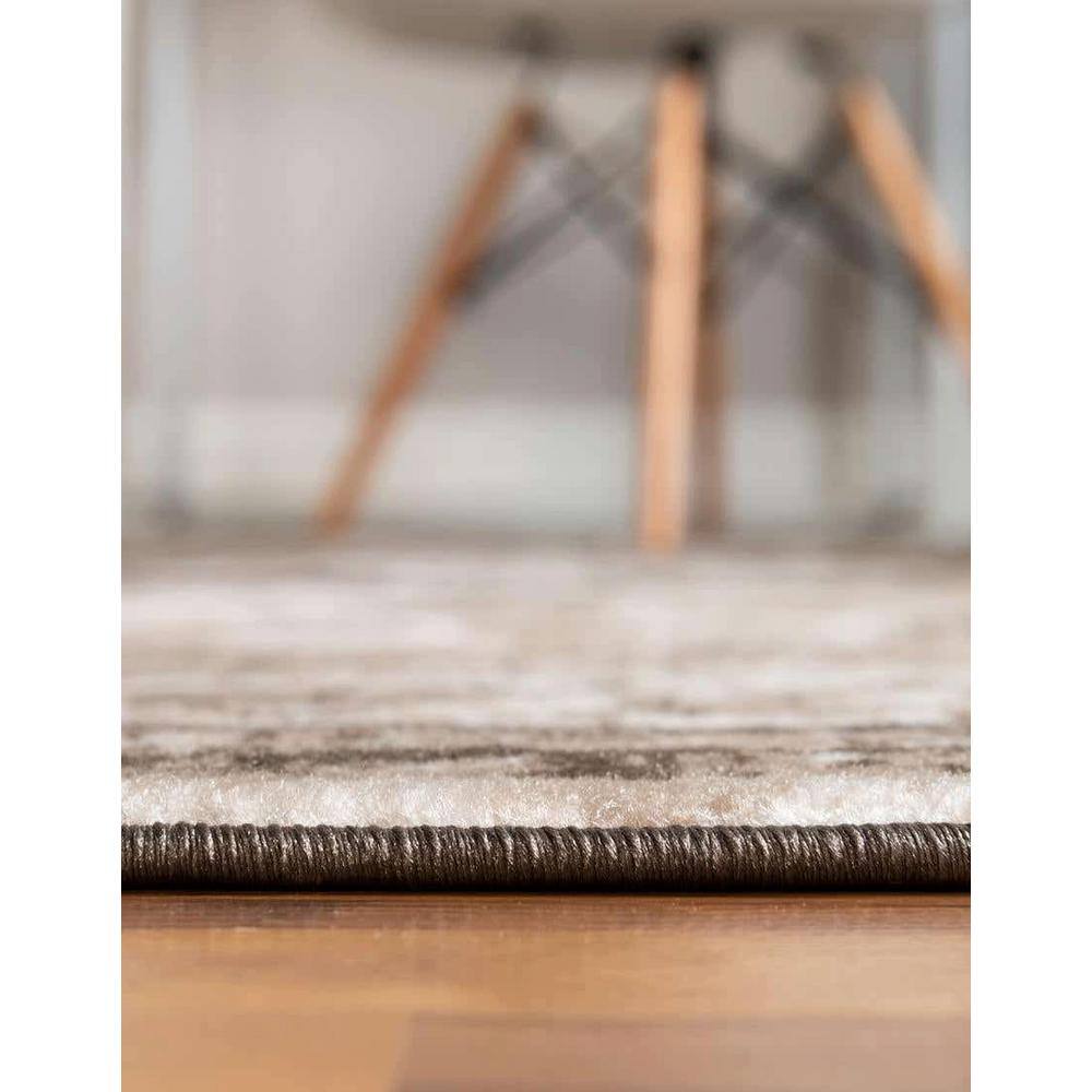 Sofia Light Brown Rectangular Synthetic Indoor Area Rug