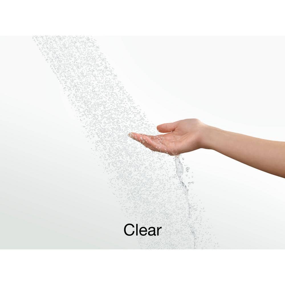Matte Black Frameless Sliding Shower Door with Clear Glass