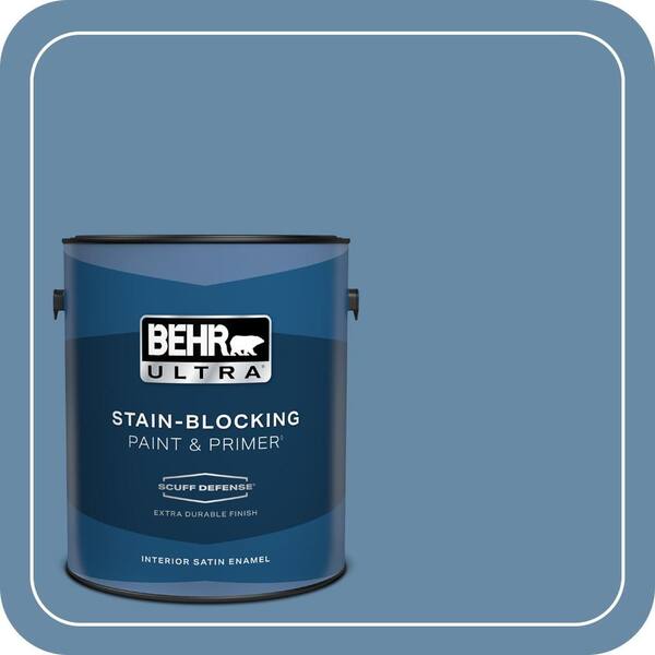 BEHR ULTRA 1 gal. #570D-5 Americana Extra Durable Satin Enamel Interior Paint & Primer