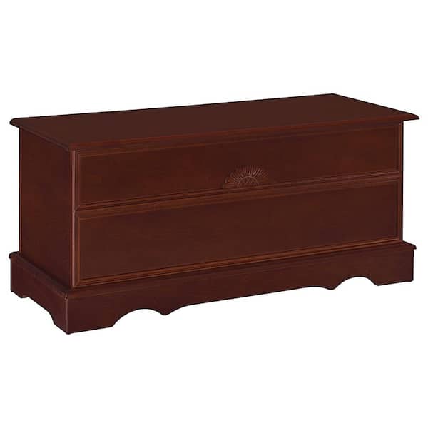 Coaster Paula Rectangular Cedar Chest Warm Brown