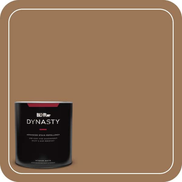 BEHR DYNASTY 1 qt. #PPU4-02 Coco Rum Matte Interior Stain-Blocking Paint and Primer