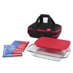 Easy Grab 9-Piece Glass Bakeware and Storage Set
