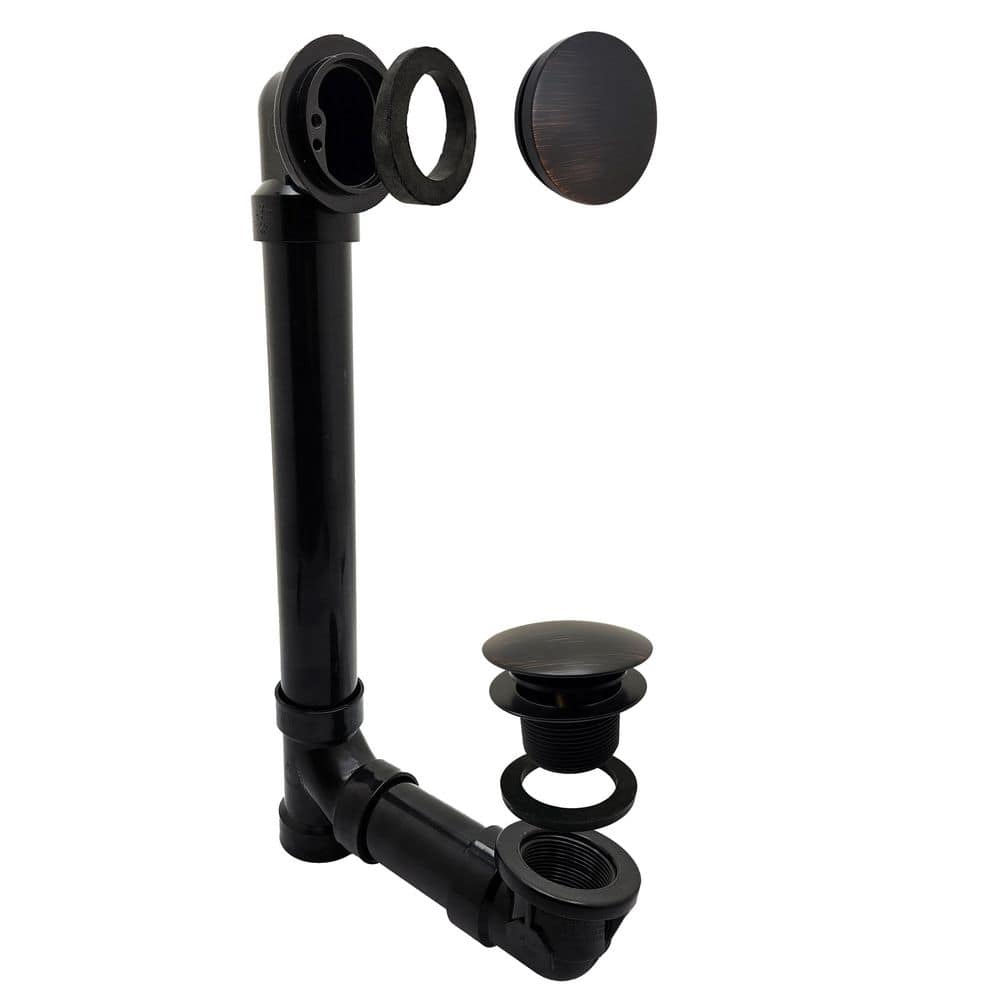 14 in. Sch. 40 ABS Bath Waste and Overflow Assembly with Tip-Toe Drain and Illusionary Faceplate, Antique Bronze price history on PriceWatchPro