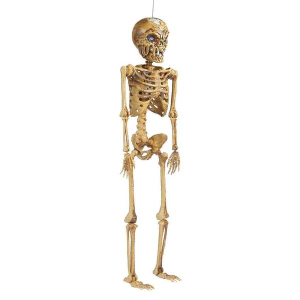 Home Depot 2022 Halloween 6ft Poseable Skeleton Creeper LCD Eyes order Next Day Ship