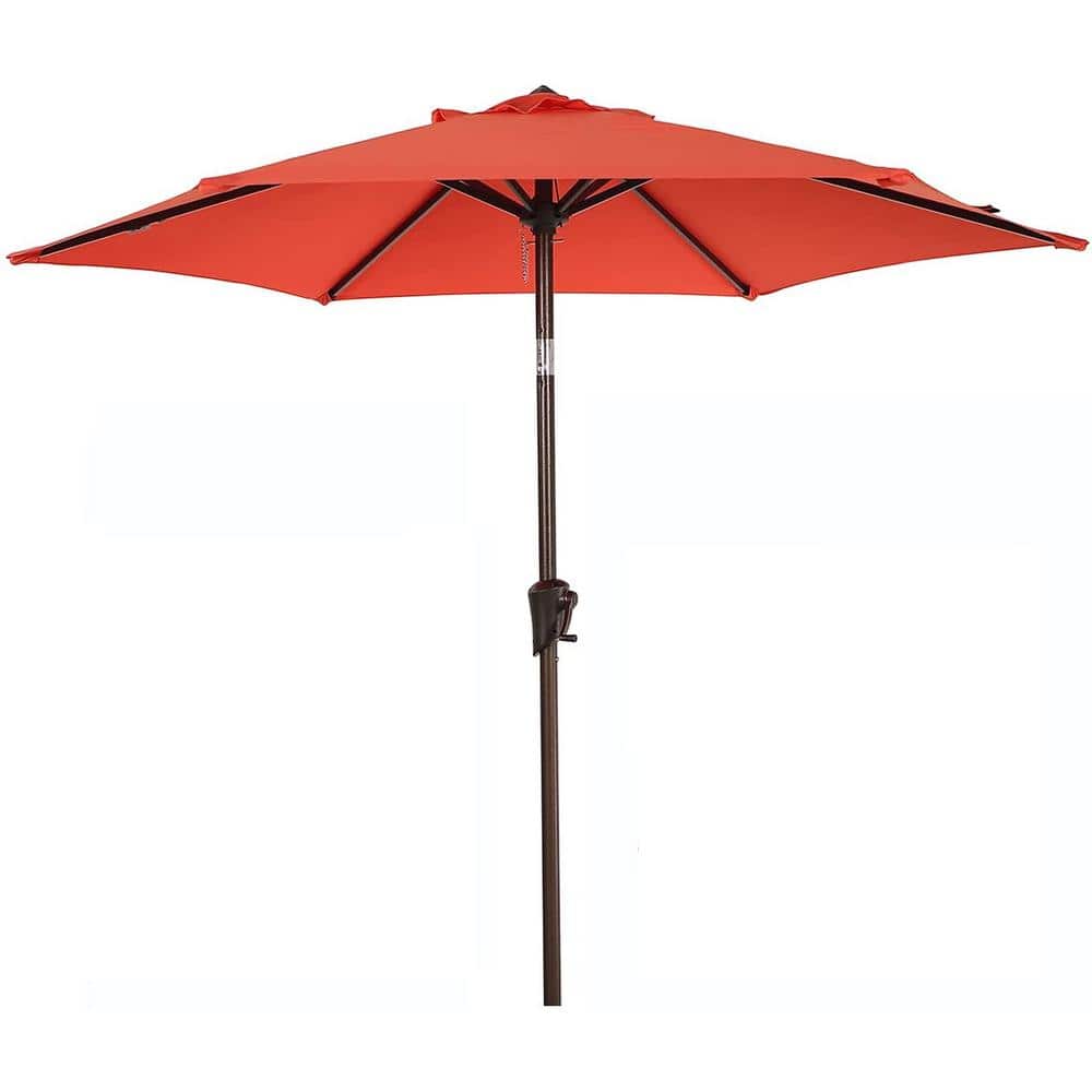 7.5 ft. Market Patio Umbrella in Orange