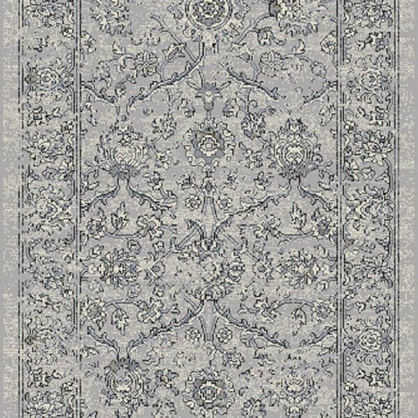 Dynamic Rugs AN24571269696 Ancient Garden Collection Runner Rug 2 x 311 Silver/Grey Dynamic Rugs AN24571269696 Ancient Garden Collection Runner Rug 2 x 311 Silver/Grey
