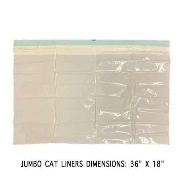 Jumbo cat pan outlet liners