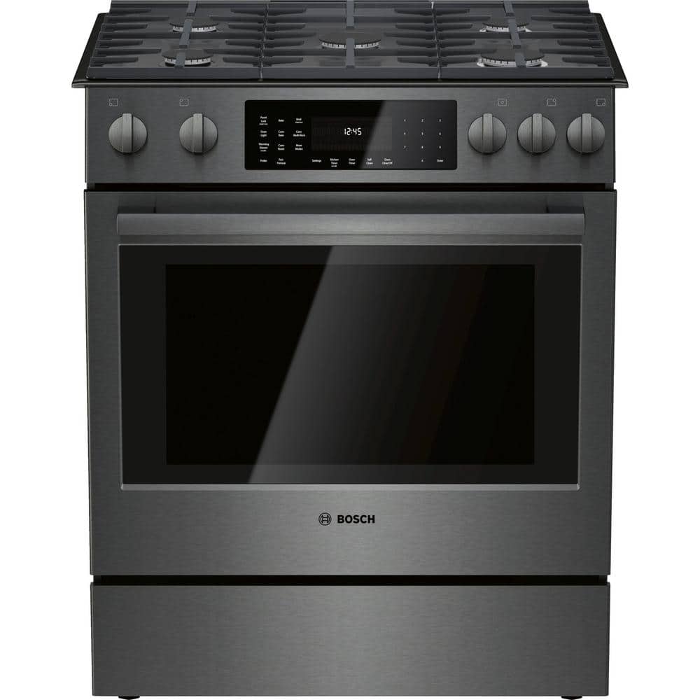5.8 cu. ft. Slide-In Gas Range with True Convection in Stainless Steel  Range - NX58H9500WS/AA