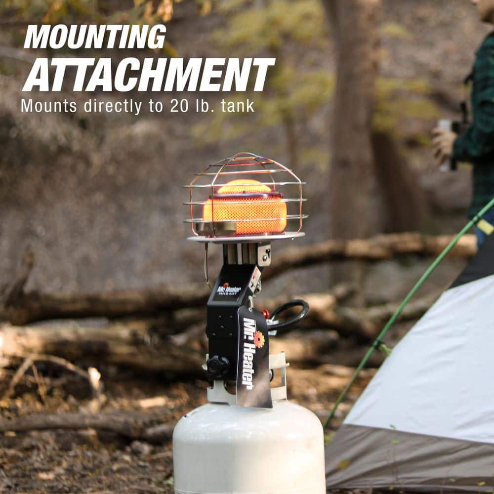 Black Propane Convection Tank Top Outdoor Heater