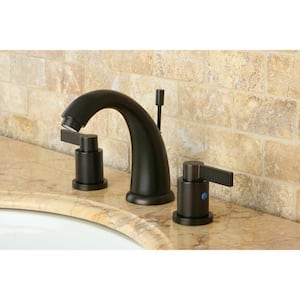 Everett 8 in. Widespread 2-Handle Bathroom Faucet in Oil Rubbed Bronze