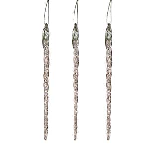 4.9 in. Christmas Icicle Ornaments (3 Packs of 20)